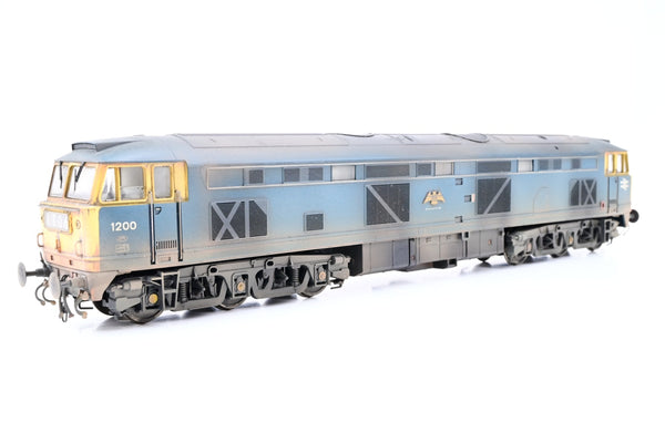 Heljan OO Gauge 5312 BR Blue Class 53 No.D1200 'Falcon' - Weathered, Aftermarket Box