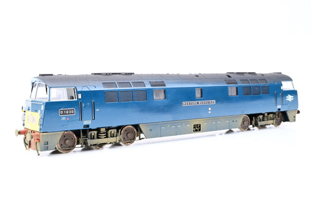 Heljan OO Gauge BR Blue Class 52 Western No.D1030 'Western Musketeer' - Repaint, Weathered, Aftermarket Box