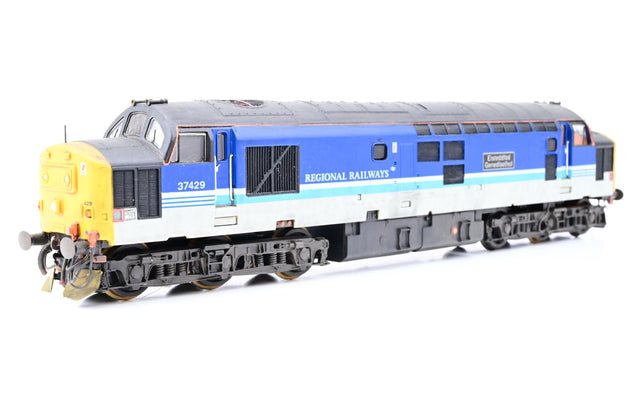 Lima OO Gauge L204887 Regional Railways Class 37 No.37429 'Eisteddfod Genedlaethol' - Weathered, Aftermarket Box