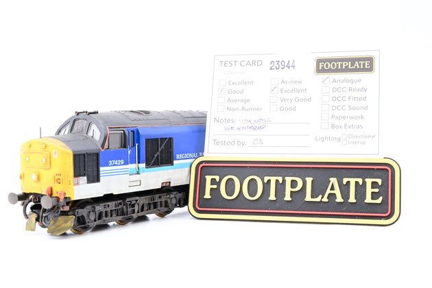 Lima OO Gauge L204887 Regional Railways Class 37 No.37429 'Eisteddfod Genedlaethol' - Weathered, Aftermarket Box