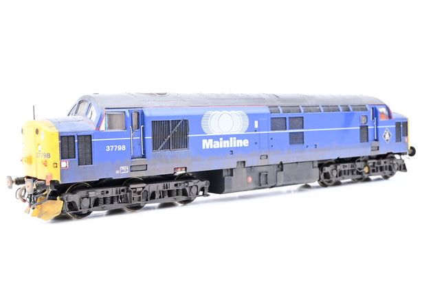 Lima OO Gauge L204886 Mainline Blue Class 37 No.37798 - Weathered, Aftermarket Box