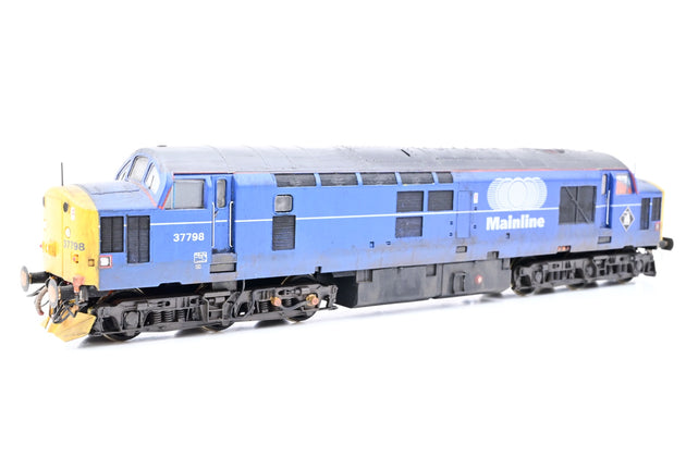 Lima OO Gauge L204886 Mainline Blue Class 37 No.37798 - Weathered, Aftermarket Box