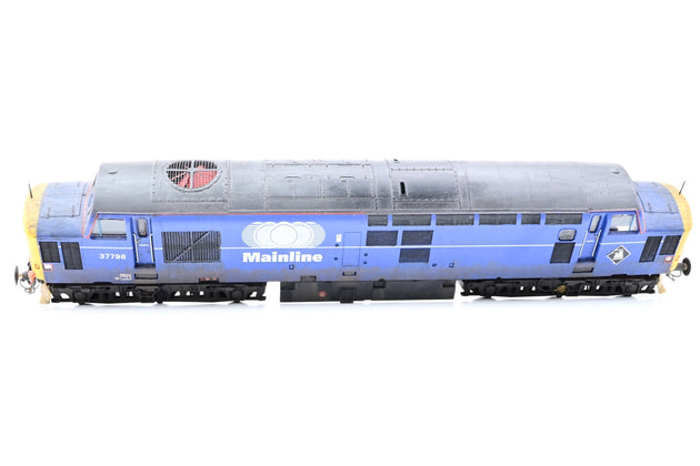 Lima OO Gauge L204886 Mainline Blue Class 37 No.37798 - Weathered, Aftermarket Box