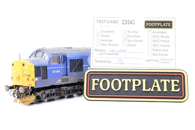 Lima OO Gauge L204886 Mainline Blue Class 37 No.37798 - Weathered, Aftermarket Box