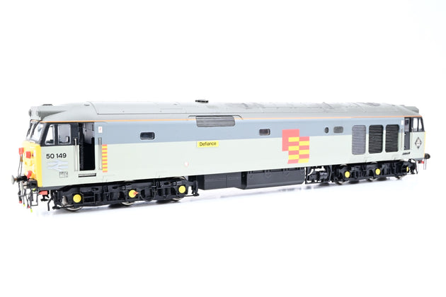 Hornby OO Gauge R2434 BR Railfreight General Class 50 No.50149 'Defiance' - Weathered, Aftermarket Box