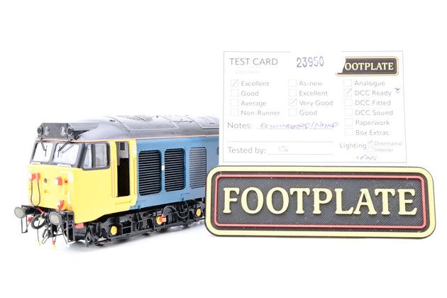 Hornby OO Gauge BR Blue Large Logo Class 50 No.50002 'Superb' - Weathered, Aftermarket Box