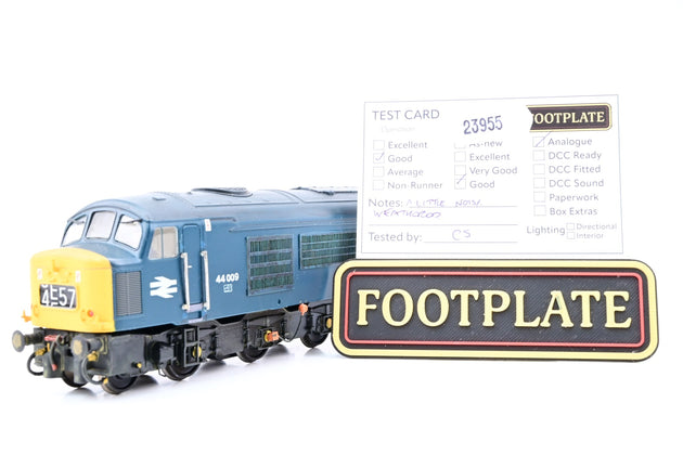 Bachmann OO Gauge BR Blue Class 44 No.44009 'Snowdon' - Renamed, Renumbered, Weathered, Aftermarket Box