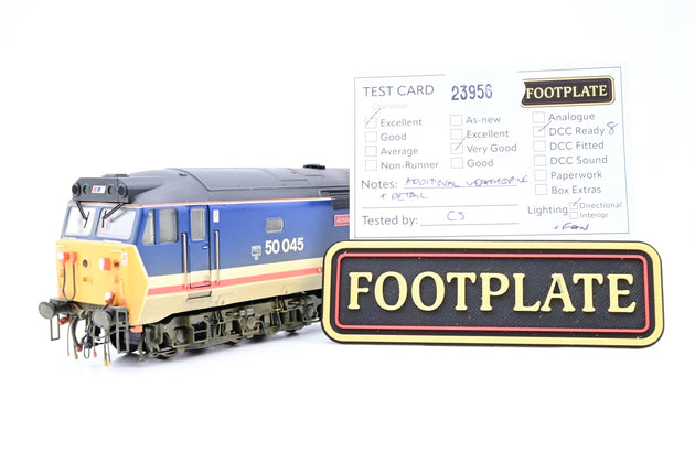 Hornby OO Gauge R2350 Network SouthEast Class 50 No.50045 'Achilles' - Weathered, Aftermarket Box
