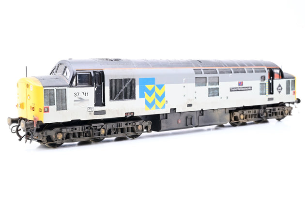 Lima OO Gauge Class 37/7 No.37711 'Tremorfa Steelworks' - Weathered, Aftermarket Box