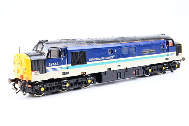Lima OO Gauge L204817 Regional Railways Class 37 No.37414 'Cathays C&W Works 1846-1993' - Gloss Finish, Aftermarket Box