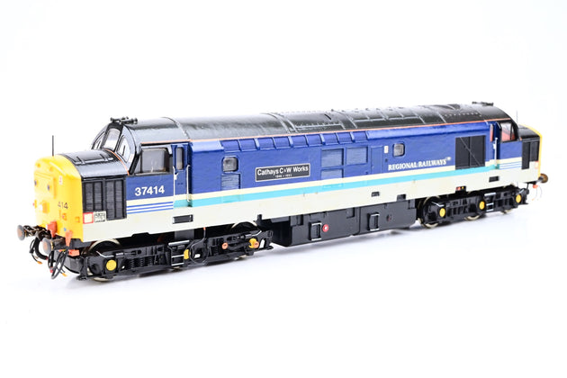 Lima OO Gauge L204817 Regional Railways Class 37 No.37414 'Cathays C&W Works 1846-1993' - Gloss Finish, Aftermarket Box