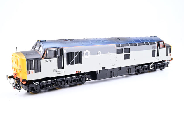 Lima OO Gauge Railfreight Grey Class 37 No.37611 - Repaint, Aftermarket Box