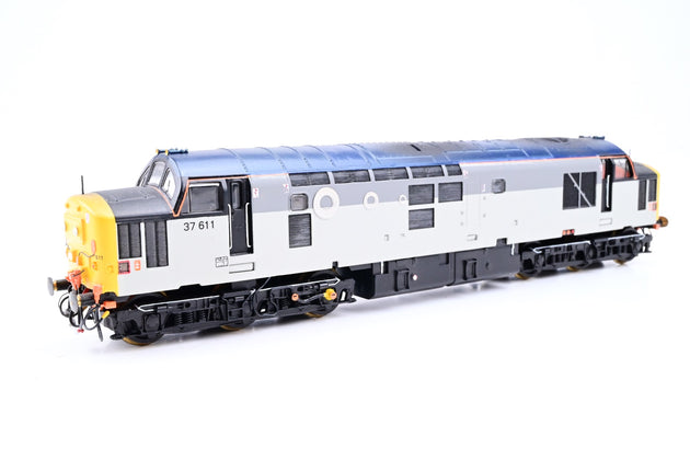 Lima OO Gauge Railfreight Grey Class 37 No.37611 - Repaint, Aftermarket Box