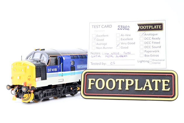 Lima OO Gauge L204625 Regional Railways Class 37 No.37418 'East Lancashire Railway' - Gloss Finish, Aftermarket Box