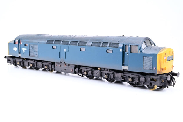 Lima OO Gauge BR Blue Class 40 No.40166 - Renumbered, Weathered, Aftermarket Box