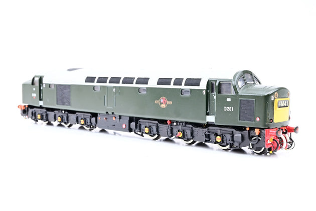 Lima OO Gauge BR Green Late Crest Class 40 No.D261 - Repaint, Renumbered, Aftermarket Box