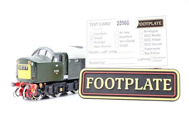 Lima OO Gauge BR Green Late Crest Class 40 No.D261 - Repaint, Renumbered, Aftermarket Box