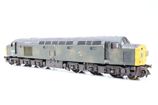 Lima OO Gauge BR Green Late Crest Class 40 No.40136 - Renumbered, Heaviily Weathered, Aftermarket Box