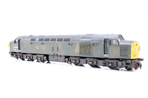 Lima OO Gauge BR Green Late Crest Class 40 No.40136 - Renumbered, Heaviily Weathered, Aftermarket Box