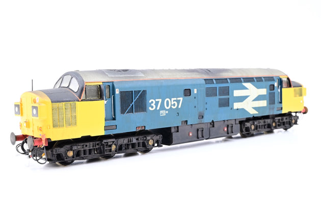 Lima OO Gauge BR Blue Large Logo Class 37 No.37057 - Renumbered, Weathered, Aftermarket Box