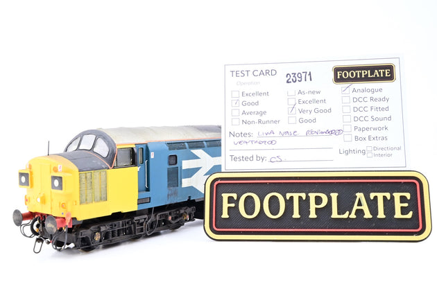 Lima OO Gauge BR Blue Large Logo Class 37 No.37057 - Renumbered, Weathered, Aftermarket Box