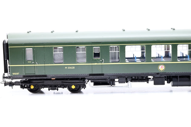 Bachmann OO Gauge 32-900 BR Green w/ Speed Whiskers Class 108 2-Car DMU No.M50628 & M56214 - Aftermarket Box