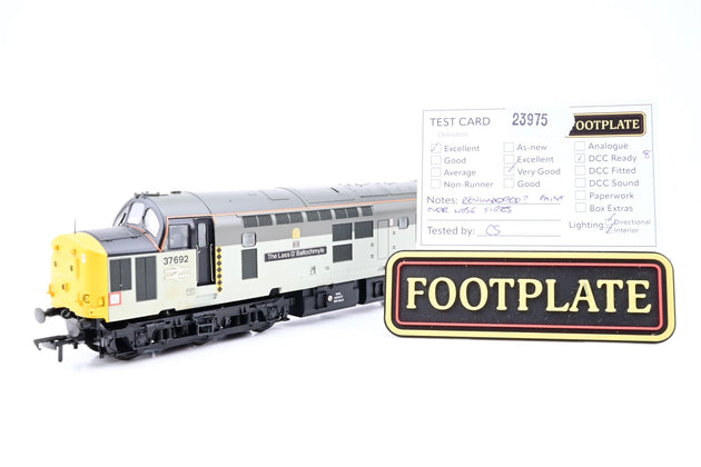 Bachmann OO Gauge BR Railfreight Coal Class 37 No.37692 'The Lass O' Ballochmyle' - Renumbered, Aftermarket Box