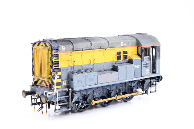 Hornby OO Gauge BR Departmental 'Dutch' Grey & Yellow Class 09 No.09101 - Repaint, Renumbered, Aftermarket Box