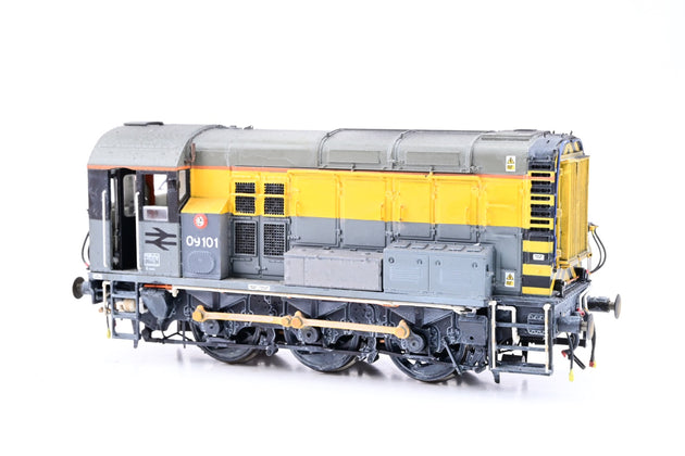 Hornby OO Gauge BR Departmental 'Dutch' Grey & Yellow Class 09 No.09101 - Repaint, Renumbered, Aftermarket Box