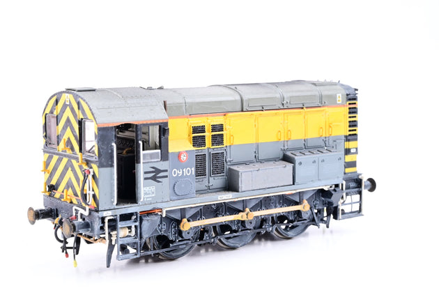 Hornby OO Gauge BR Departmental 'Dutch' Grey & Yellow Class 09 No.09101 - Repaint, Renumbered, Aftermarket Box