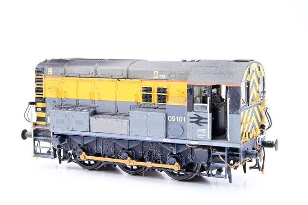 Hornby OO Gauge BR Departmental 'Dutch' Grey & Yellow Class 09 No.09101 - Repaint, Renumbered, Aftermarket Box
