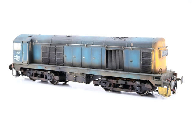 Bachmann OO Gauge 32-032 BR Blue w/ Indicator Box Panel Class 20 No.8307 - Renumbered, Weathered, Aftermarket Box