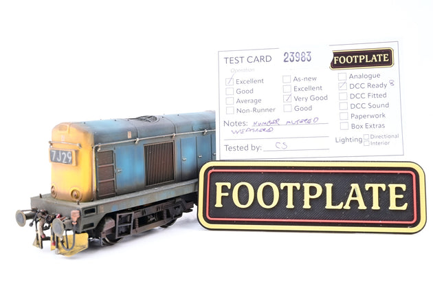 Bachmann OO Gauge 32-032 BR Blue w/ Indicator Box Panel Class 20 No.8307 - Renumbered, Weathered, Aftermarket Box