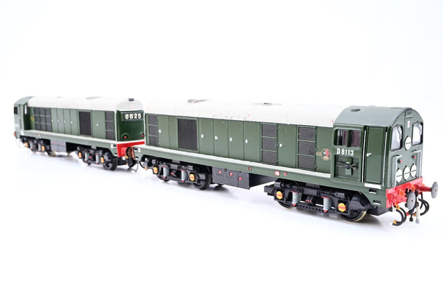 Lima OO Gauge Paired Configuration of Class 20 Diesels No.D8129 & D8113 - Unboxed