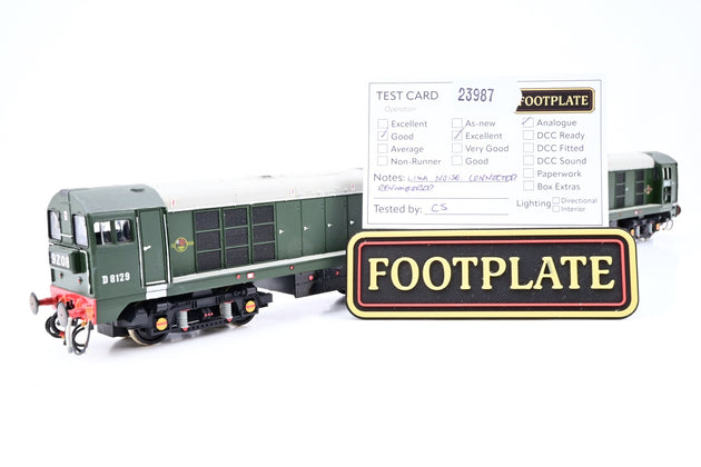 Lima OO Gauge Paired Configuration of Class 20 Diesels No.D8129 & D8113 - Unboxed