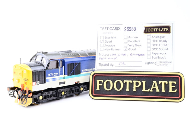 Lima OO Gauge Regional Railways Class 37 No.37422 'Robert F. Fairlie' - Renumbered, Gloss Finish, Aftermarket Box