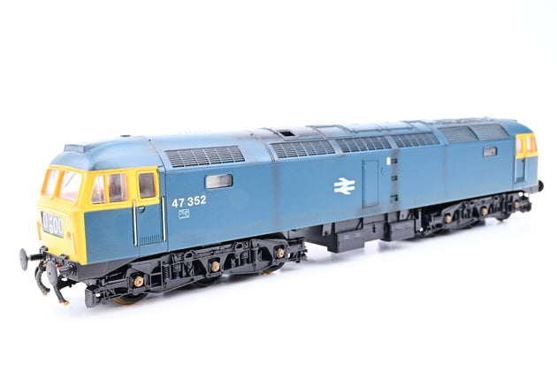 Lima OO Gauge BR Blue Class 47 No.47352 - Weathered, Aftermarket Box