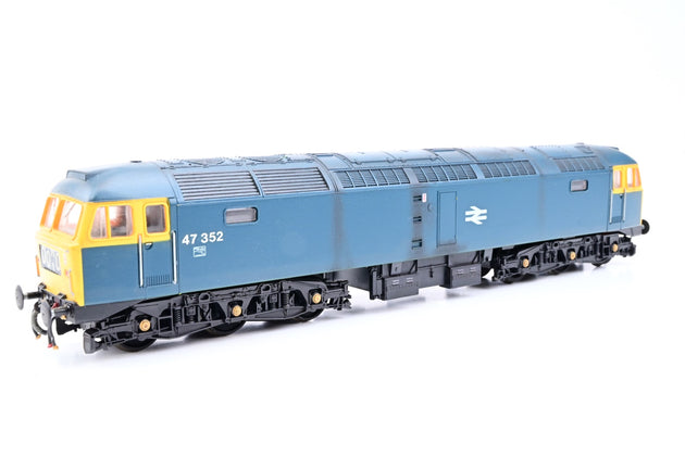 Lima OO Gauge BR Blue Class 47 No.47352 - Weathered, Aftermarket Box