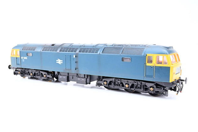 Lima OO Gauge BR Blue Class 47 No.47352 - Weathered, Aftermarket Box