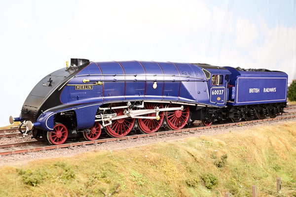 Loveless O Gauge British Railways Blue Class A4 No.60027 'Merlin' - Boxed