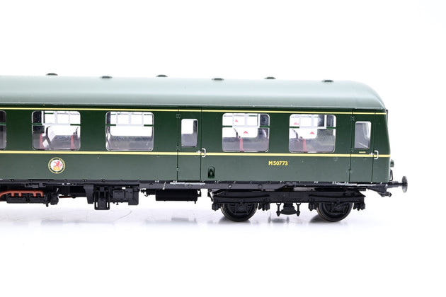 Bachmann OO Gauge 31-536 BR Green w/ Speed Whiskers Class 105 Cravens 2-Car DMU No.M50773 & M50806 - Unboxed