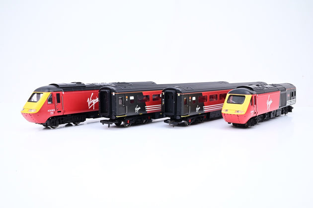 Hornby OO Gauge R2045 Virgin Black & Red Class 43 HST 4-Car Train Pack - Poly Tray Only