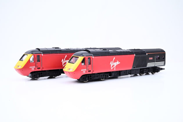 Hornby OO Gauge R2045 Virgin Black & Red Class 43 HST 4-Car Train Pack - Poly Tray Only