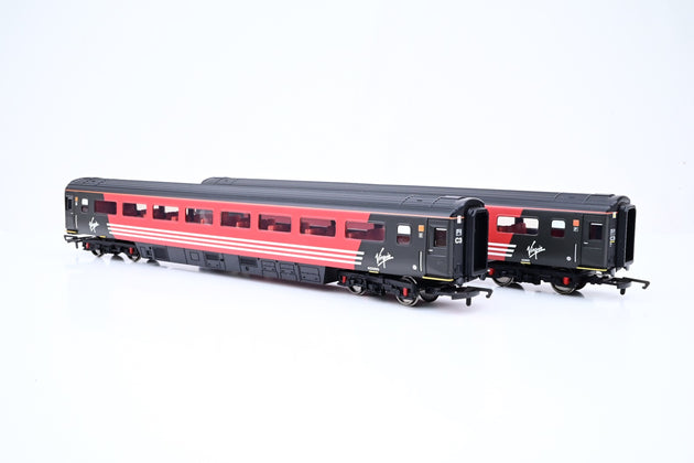 Hornby OO Gauge R2045 Virgin Black & Red Class 43 HST 4-Car Train Pack - Poly Tray Only