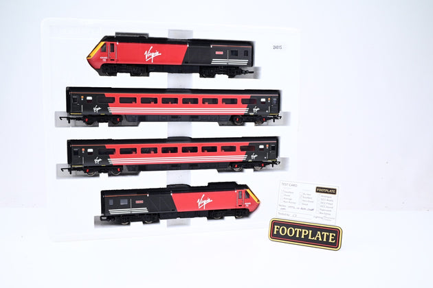 Hornby OO Gauge R2045 Virgin Black & Red Class 43 HST 4-Car Train Pack - Poly Tray Only