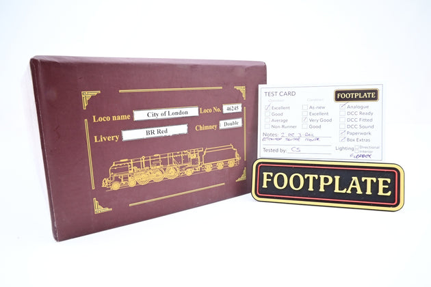 ACE Trains Coarse Scale O Gauge BR Maroon E/12 Duchess Class No.46245 'City of London' - Boxed