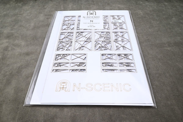 N-Scenics N Gauge 'Cast Iron Bridge' Laser-cut Unbuilt Kit