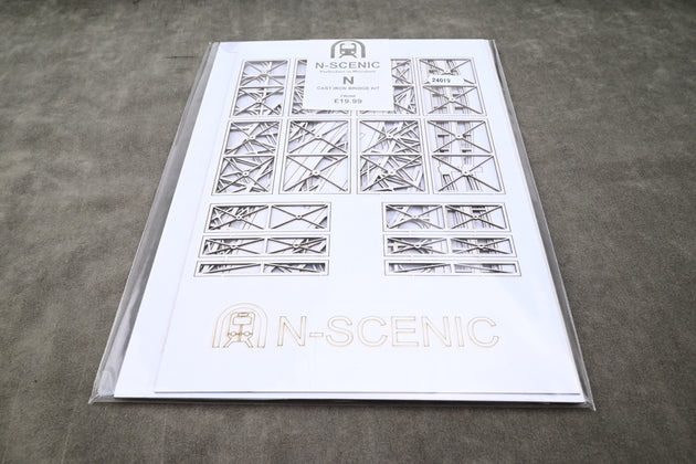 N-Scenics N Gauge 'Cast Iron Bridge' Laser-cut Unbuilt Kit