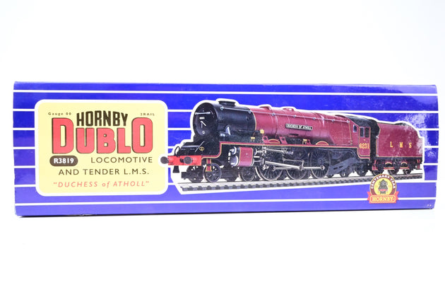 Hornby OO Gauge R3819 LMS Maroon Princess Coronation Class 8P No.6231 'Duchess of Atholl' - Hornby Dublo Centenary Year Commemorative Edition, Boxed