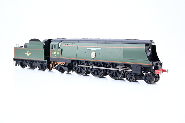 Hornby OO Gauge R3300 Sir Winston Churchill's Funeral Train Pack w/ Battle of Britain No.34051 'Winston Churchill' + 3 Coaches - Limited Edition, Boxed